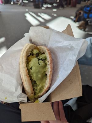 Portobello pita at DEN - Garbanzo Mediterranean Fresh - TB in Denver