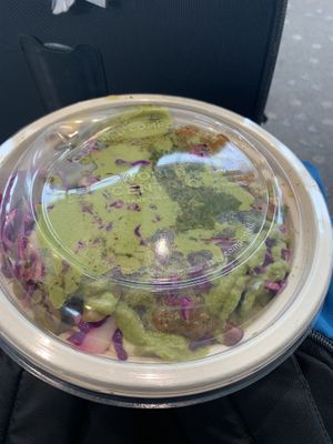 Packed it to the top-YAAAAAS!  at DEN - Garbanzo Mediterranean Fresh - TB in Denver