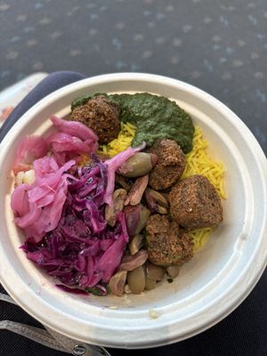 Falafel bowl   at DEN - Garbanzo Mediterranean Fresh - TB in Denver