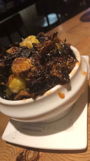 Jelly glazed Brussels sprouts are 🔥  at Prati Italia in Jacksonville