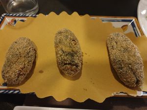 Croquettes at MiBiò bistrot in Milan
