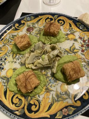 Tempeh in crosta  at MiBiò bistrot in Milan