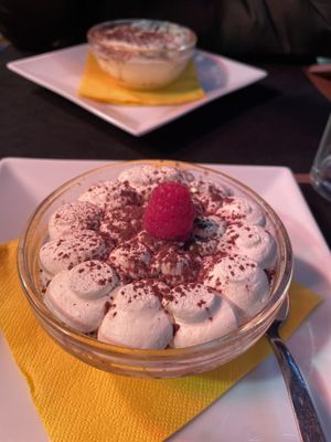 Tiramisu  at MiBiò bistrot in Milan