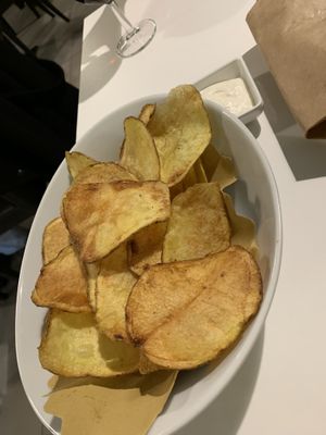 Chips  at MiBiò bistrot in Milan