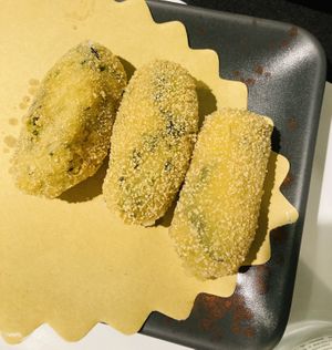 Potato croquettes   at MiBiò bistrot in Milan