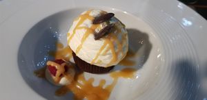 Dessert at MiBiò bistrot in Milan