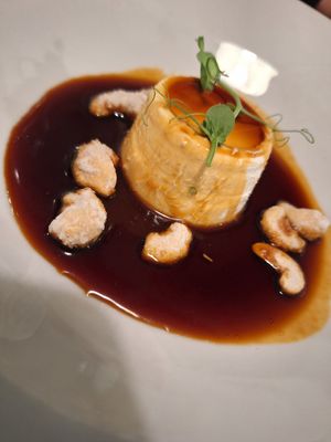 Panna cotta at MiBiò bistrot in Milan