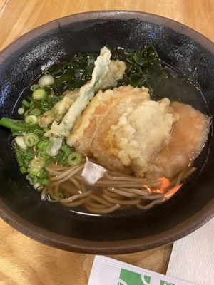Tempura ramen  at Japan Centre in London