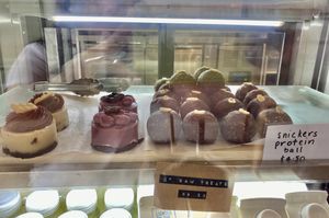 So much yumminess  at Plant Vibes Cafe in Bowen Hills