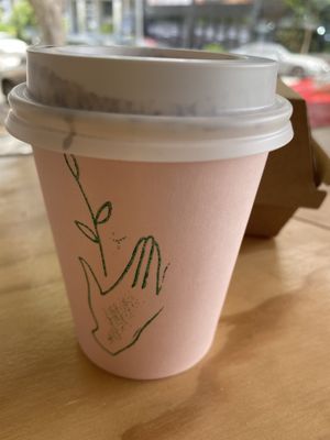 Best mocha at Plant Vibes Cafe in Bowen Hills