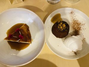 Amazing deserts  at Plant Vibes Cafe in Bowen Hills