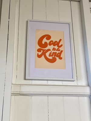 Words to live by at Plant Vibes Cafe in Bowen Hills