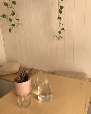 Seating   at Plant Vibes Cafe in Bowen Hills