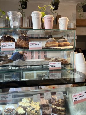 Cabinet food  at Plant Vibes Cafe in Bowen Hills