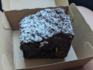 Brownie ✨ #Veganuary at Plant Vibes Cafe in Bowen Hills