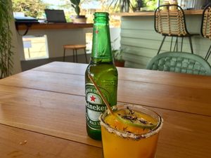 Drinks at SER Restaurante in Nosara