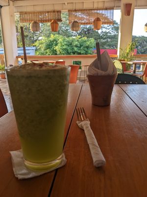 Mint lemonade at SER Restaurante in Nosara