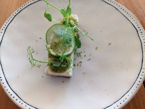 Lemon pie at SER Restaurante in Nosara