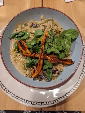 Carbonara (wow!)  at SER Restaurante in Nosara