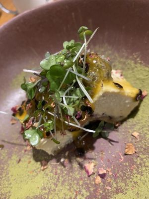 Passion fruit special dessert   at SER Restaurante in Nosara