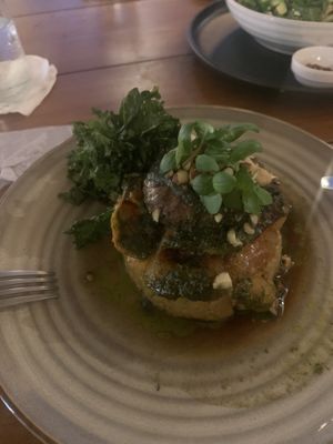 Portobello tower  at SER Restaurante in Nosara