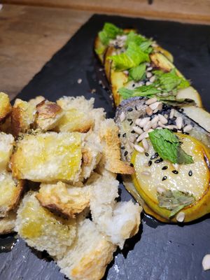 Eggplant & pear gratin at SER Restaurante in Nosara