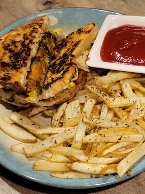 Squash and sage melt at SER Restaurante in Nosara