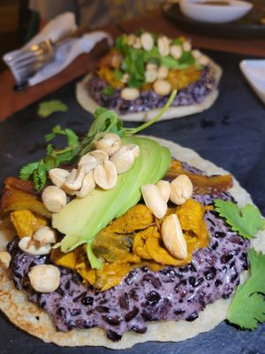 Tacos Yuba Rice Curry at SER Restaurante in Nosara