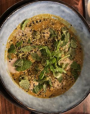 Carrot Cream Gnocchi at SER Restaurante in Nosara