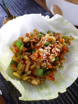 Yum at Green Sprouts Vegetarian in Neutral Bay