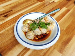 Chilli Wonton at Green Sprouts Vegetarian in Neutral Bay