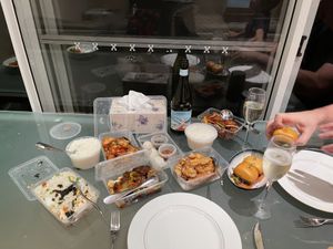 Delicious feast at Green Sprouts …   at Green Sprouts Vegetarian in Neutral Bay