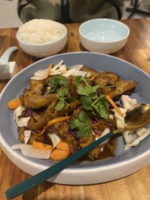 Shangtung chicken   at Green Sprouts Vegetarian in Neutral Bay
