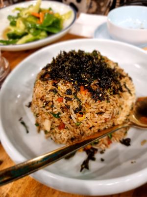 Special fried rice at Green Sprouts Vegetarian in Neutral Bay