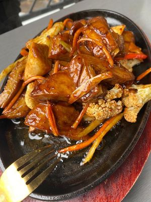 Mongolian beef  at Green Sprouts Vegetarian in Neutral Bay