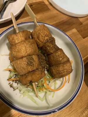 Mushroom Skewers   at Green Sprouts Vegetarian in Neutral Bay