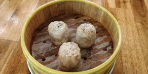 Siu mai dumplings at Green Sprouts Vegetarian in Neutral Bay