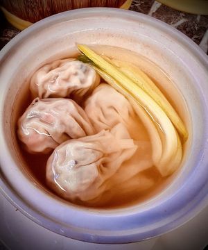 Wonton Soupp  at Green Sprouts Vegetarian in Neutral Bay