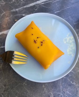 Mango pancake  at Green Sprouts Vegetarian in Neutral Bay