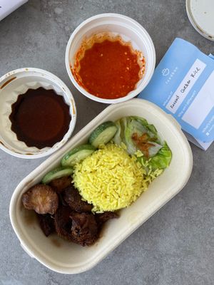 Roasted Chicken Rice at Foodbae in Kuala Lumpur