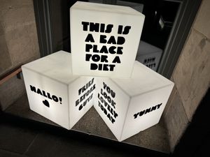 signs  at Burgerheart in Nuremberg