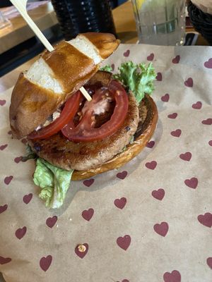 berlin style vegan  at Burgerheart in Nuremberg