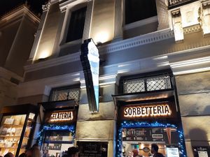 Outside at DaVinci in Athens