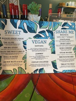 Updated menu   at Cafe Koa & Market in Southport