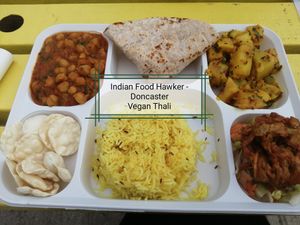 As captioned at Indian Food Hawker in Doncaster