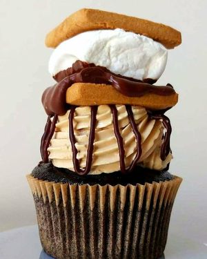 Smore stacked at Petit Gateau in Victoria