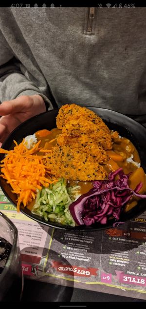 Vegan katsu at Sakushi in Sheffield