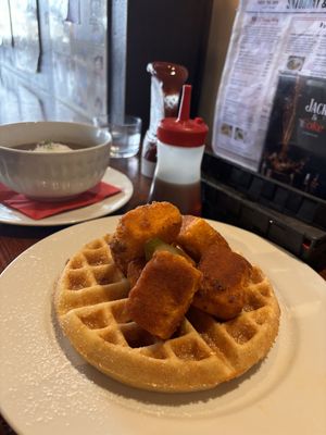 Tofu&waffle   at Soul Food House in Tokyo
