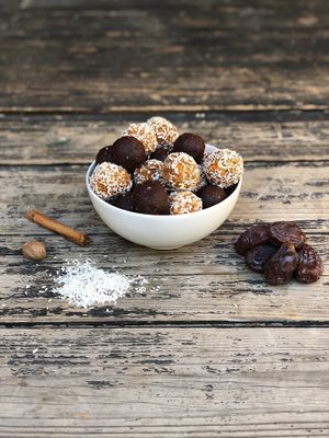 Manchmal gibt es dort auch Energiekugeln😁 at Speicher in Tubingen