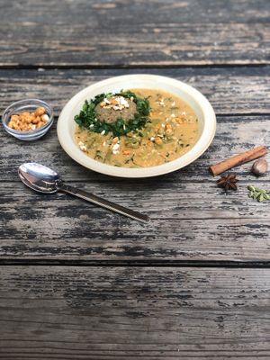 Curry mit cremigem Kokos-Quinoa:) at Speicher in Tubingen